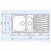 Νεροχύτης SANITEC INOX COMETA 11455